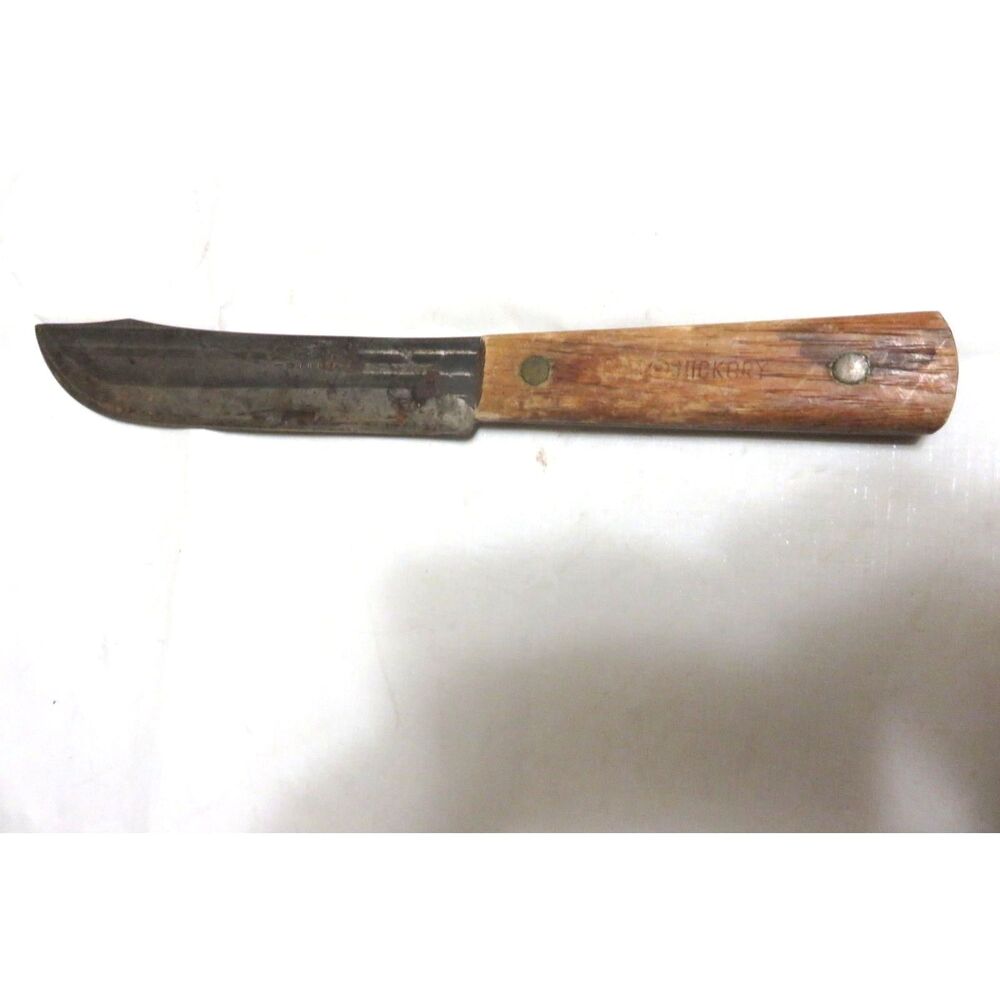 Vintage Old Hickory Ontario Knife Company  Tru-Edge 7" Kitchen Butcher Knife